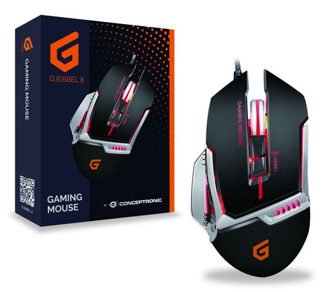 EAN 4015867209233 - Conceptronic DJEBBEL 8 ratón Juego USB tipo A Óptico 4000 DPI imagen 3