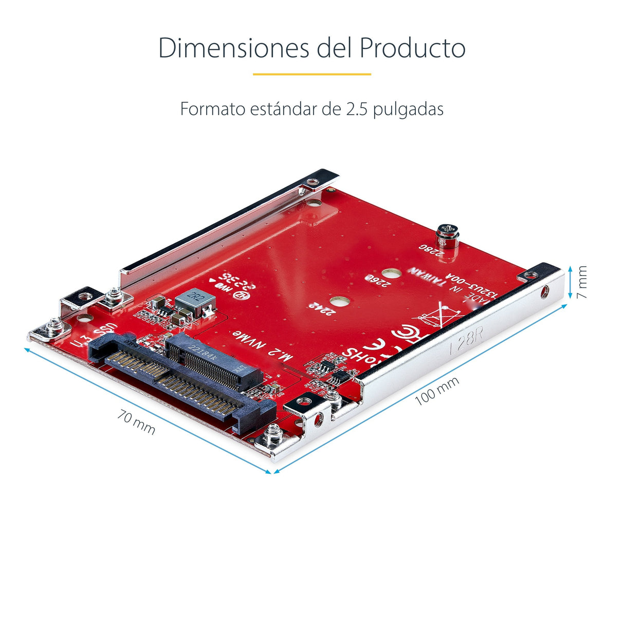 M.2 To U.3 Adapter/Converter - M2 Nvme Ssd To 2.5inch U.3