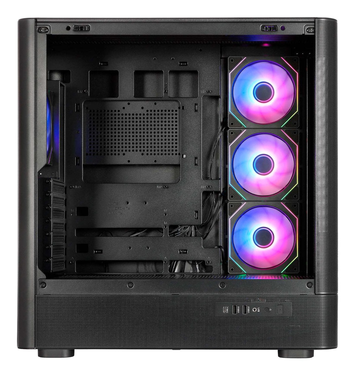 Caja Pc Abysm Danube Sava H500 Ii Torre Atx, Itx, Micro Atx - Lateral De Cristal Templado - 3.5" Y 2.5" - Usb-A, Usb-C Y