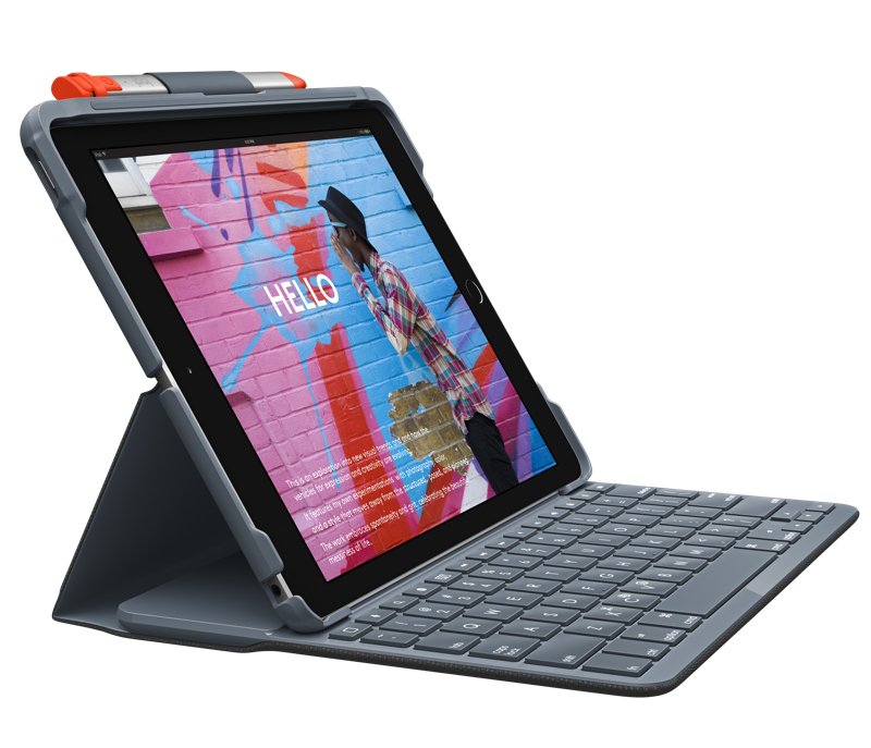 Suizo Logitech Slim Folio Qwertz Bluetooth Grafito
