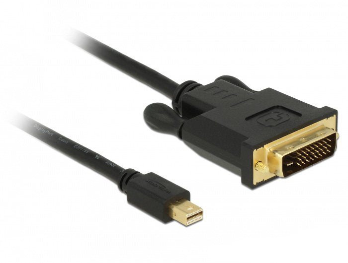 Delock Cable Mini Displayport 1.1 Macho  Dvi 24+1 Macho 0,5 M