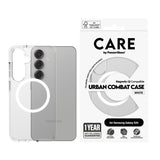 EAN 5715685017018 - PanzerGlass CARE™ by ® Urban Combat Case Transparent w. White Qi Compatible Samsung Galaxy S25 funda para imagen 2