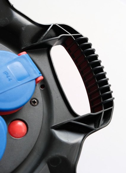 Brennenstuhl 1169710100 Alargo Base Múltiple 10 M 3 Salidas Ac Exterior Negro, Rojo