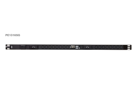 EAN 4710469340901 - ATEN PE1316SG-AT unidad de distribución de energía (PDU) 16 salidas AC Negro imagen 1