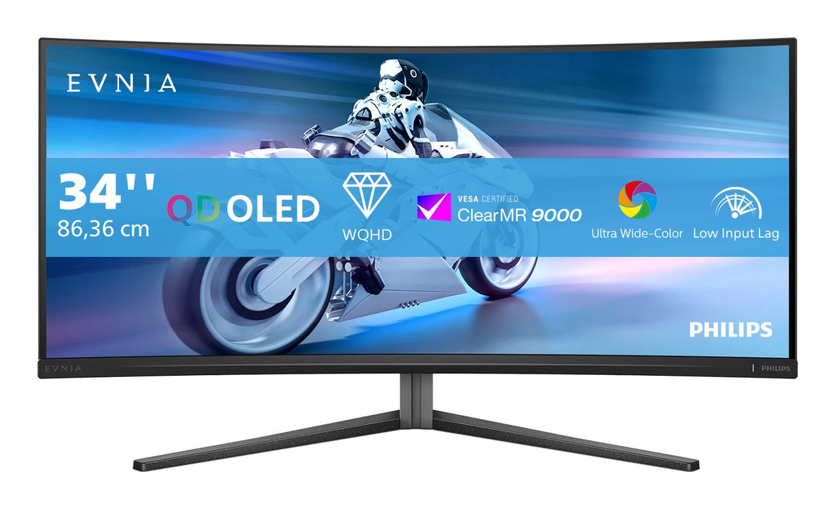 Philips 34m2c6500 34" Oled 3440x1440 Hdmi Negro Grey