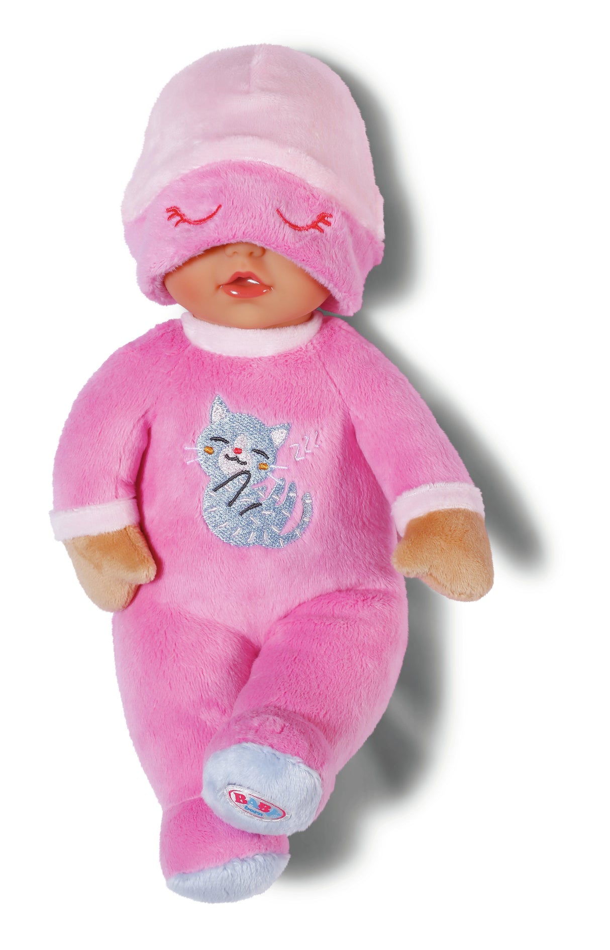 Zapf Creation Baby Born® Sleepy Para Bebés Rosa 30cm, Muñeca Rosa, Con Sonajero En El Interior 837726