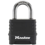 50mm Padlock - Zinc Body With Black Thermoplastic Outer Cover For Weatherability