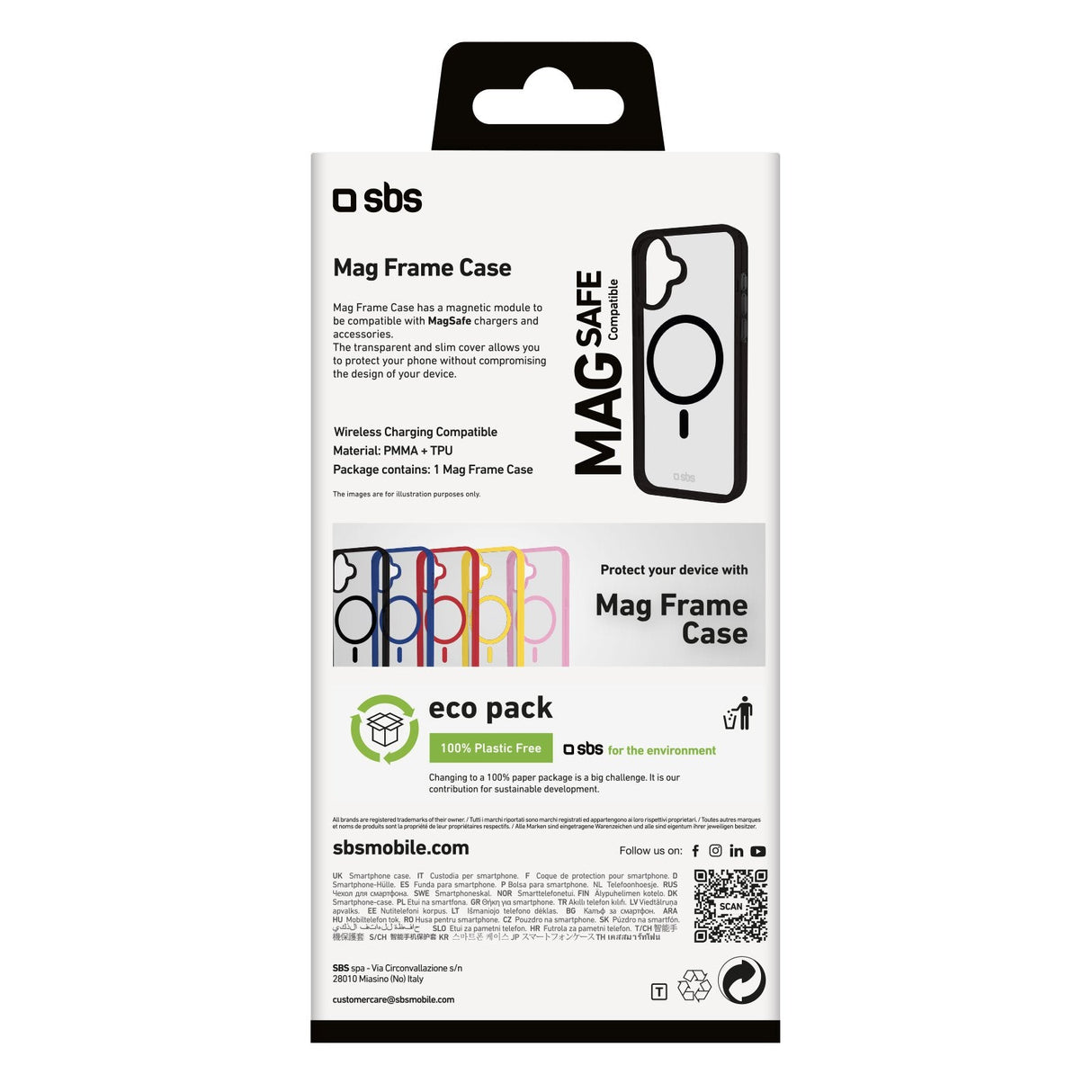 Sbs Magframe Case Iphone 16 Schwarz