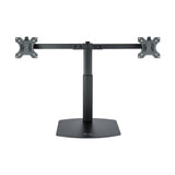 Tooq Soporte De Mesa Para 2 Monitores De 17"-27" - Regulacion De Altura Por Piston De Gas - Gestion De Cables - Peso