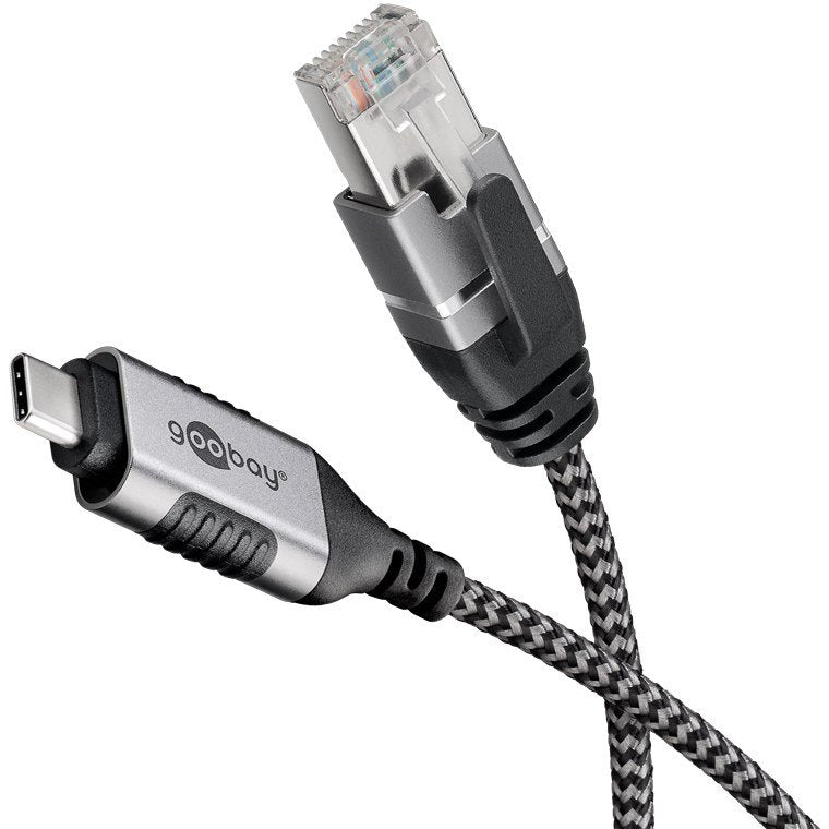 Goobay Ethernet-Adaptador Cable Usb-C 3.2 Gen2 > Rj-45, Slim 74405