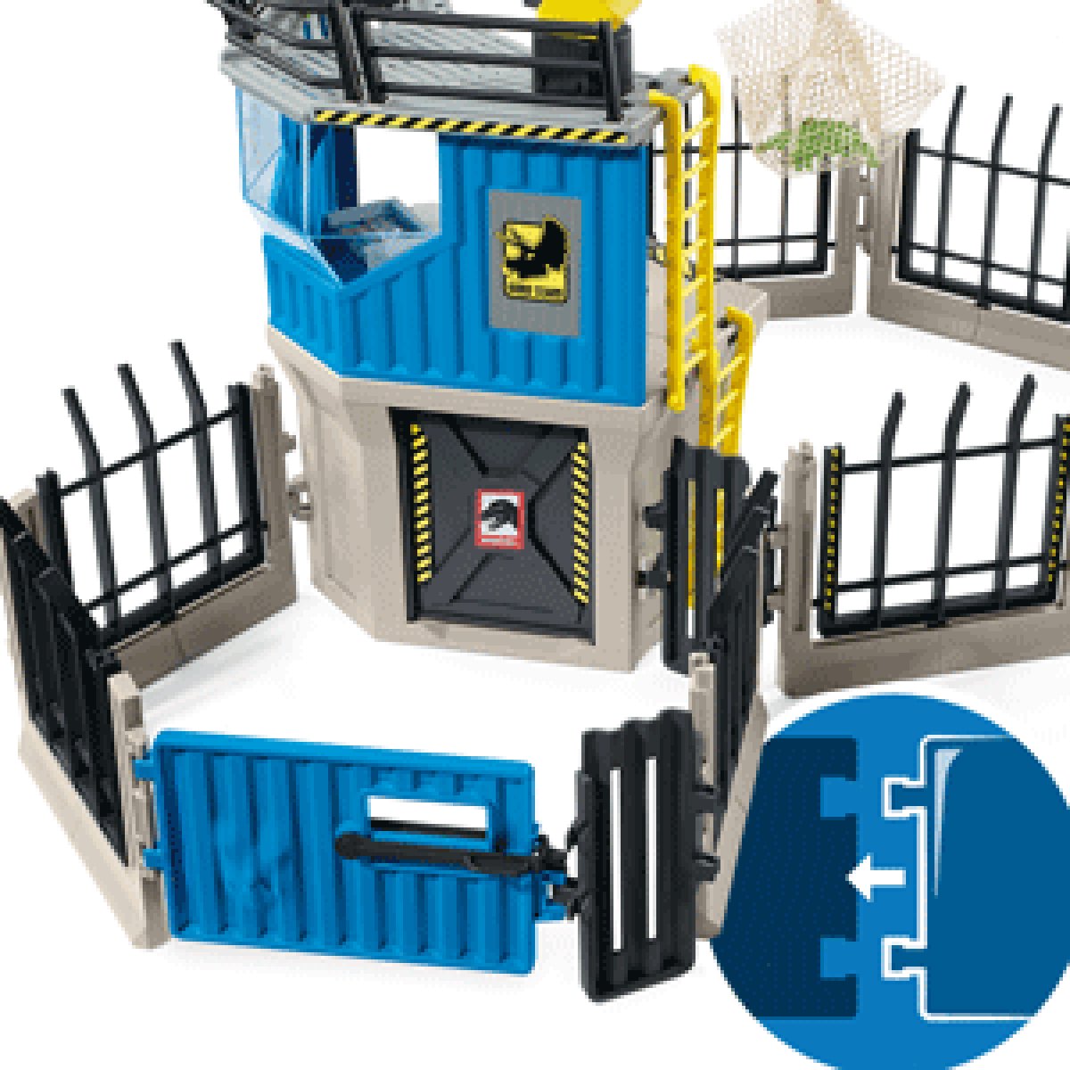 Schleich Dinosaurs Extend-A-Fence, 4 Año(S), Niño/Niña, Negro, Azul, Blanco