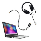 Nanocable Cable Adaptador Audio Jack 3.5mm Macho 4 Pines A 2x Jack 3.5mm Hembra 3 Pines 0.30m - Negro