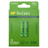Gp Akku Aaa Micro Nimh 650 Mah 1,2v Recyko 2er Blister