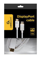 Gembird Cable Displayport 1,8m Blanco Cc-Dp2-6-W