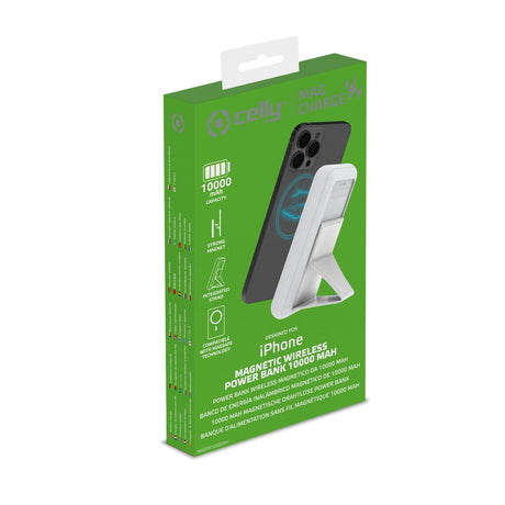 EAN 8021735197768 - Celly MAGPB10000WH batería externa 10000 mAh Cargador inalámbrico Blanco imagen 5