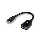 EAN 0662919095265 - V7 V7U3C-BLK-1E cable USB USB 3.2 Gen 1 (3.1 Gen 1) 0,1 m USB C USB A imagen 1