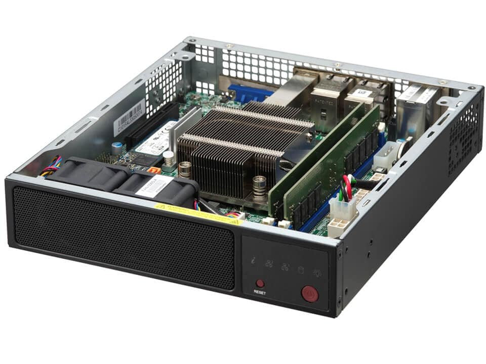 Supermicro Barebone Iot Superserver Intel Atom C5325 (8c/8t) 2,4 Ghz Sys-E200-12a-8c