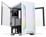 Caja Semitorre E-Atx Lian-Li Lancool Ii Rgb Con Paneles De Cristal (Blanco)