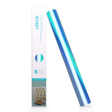 Loklik Permanent Adhesive Vinyl Holographic - Aqua Blue