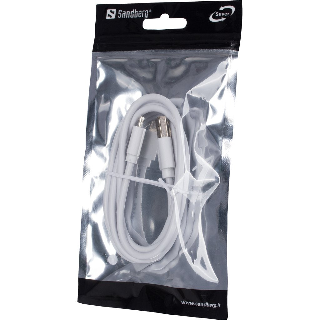 Sandberg Saver Cable De Carga De Sincronización Micro Usb De 1 M