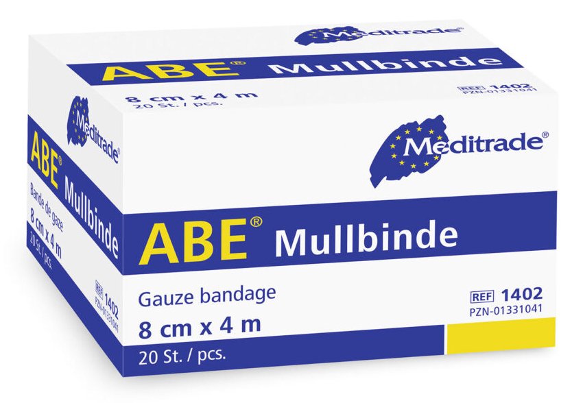 Meditrade® Abe® Mullbinden 8 Cm X 4 M
