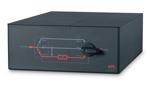Apc Service Bypass Panel Interruptor Bypass (Montaje En Bastidor) Ca 200/240 V Conectores De Salida: 3 4u 19" Negro Para P/N: Srt10rmxlix806 Sryl15k15rmx Lt Sya8k16px798 Sya8k16pxrx798 Sya8k8px798