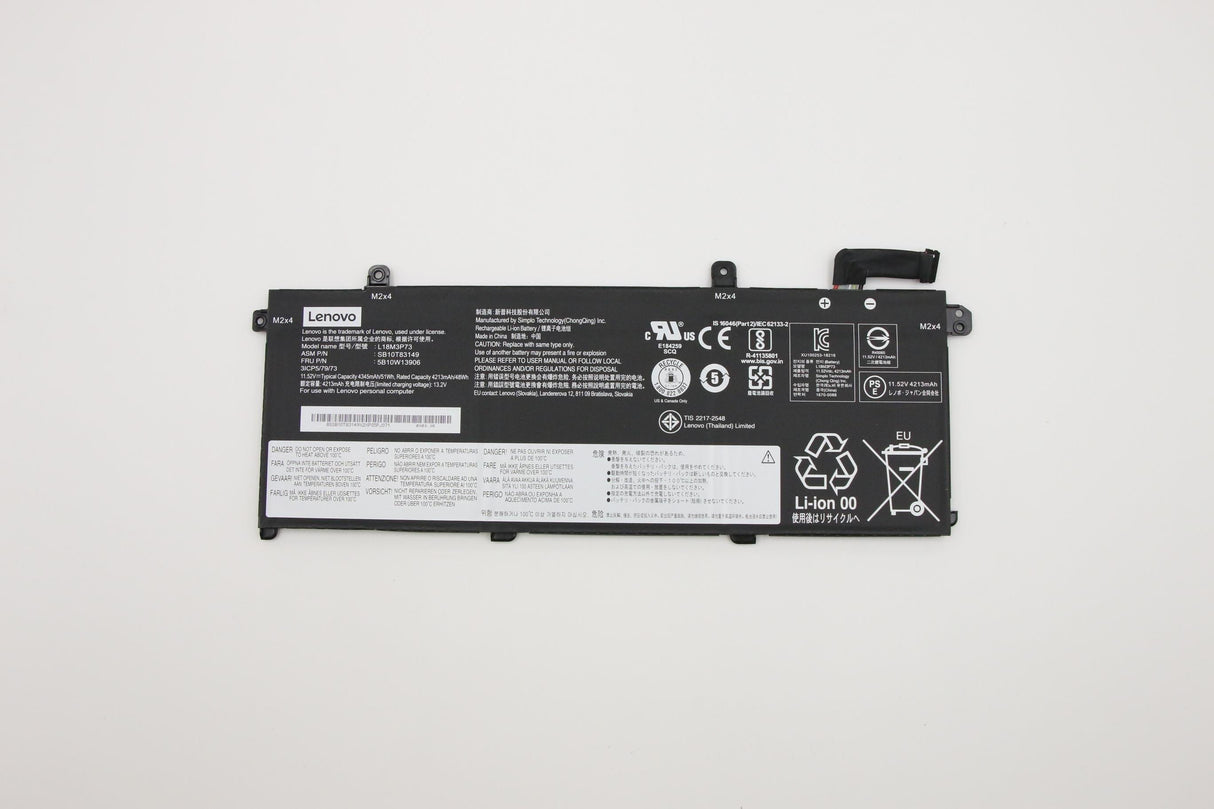 EAN 5704174300779 - Lenovo 5B10W13906 refacción para laptop Batería imagen 1