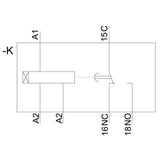 Siemens 3rp25251aw30 Relé Temporizado Elektronisch, Ansprechverz., 1w
