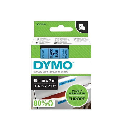 EAN 5411313452168 - DYMO D1 Standard - Black on Blue - 19mm cinta para impresora de etiquetas imagen 2