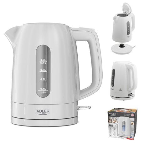 EAN 5905575907998 - Adler AD 1380W tetera eléctrica 1 L 2220 W Blanco imagen 20