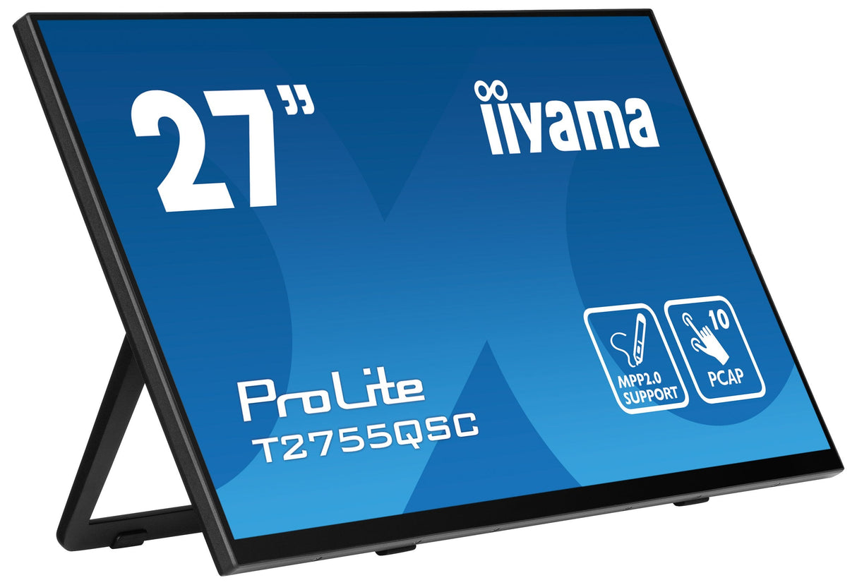 Monitor Iiyama  27" T2755qsc-B1 16:9 M-Touch Hdmi+Dp Ips Retail
