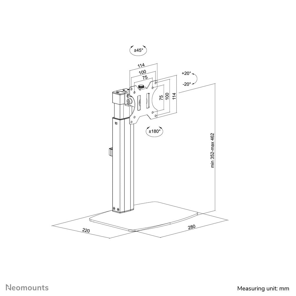 Newstar Soporte De Escritorio Para Monitor