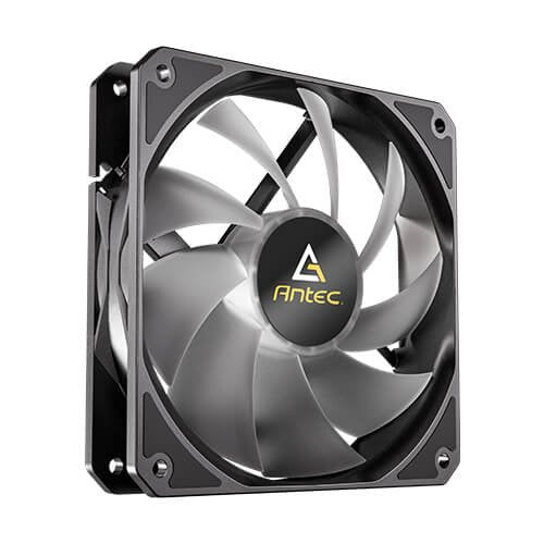 Kit 3 Ventiladores Pc  Auxiliar P12 A-Rgb Negro Antec Pack De 3/ Argb Pwm 120mm/ Anti-Vibration