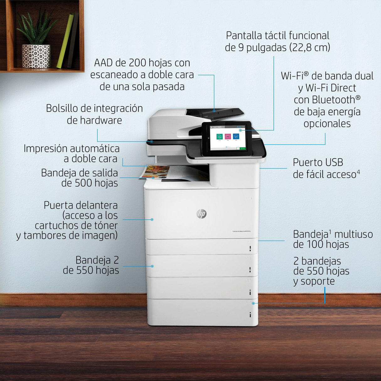 Multifunción Láser Hp Laserjet Enterprise Mfp 776dn Duplex