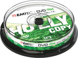 Dvd-Rw Emtec 4,7 Gb 10 Piezas 4x Pastel Clásico