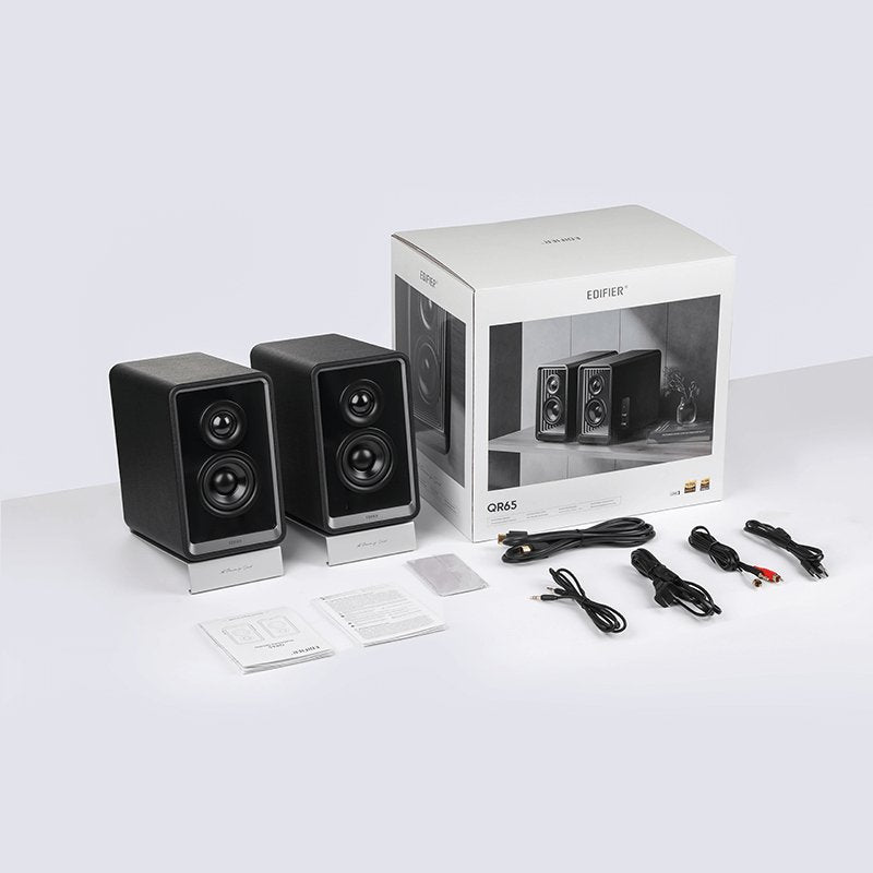 Edifier Qr65 Aktive Design-Lautsprecher, Rgb, 70watt Negro Retail