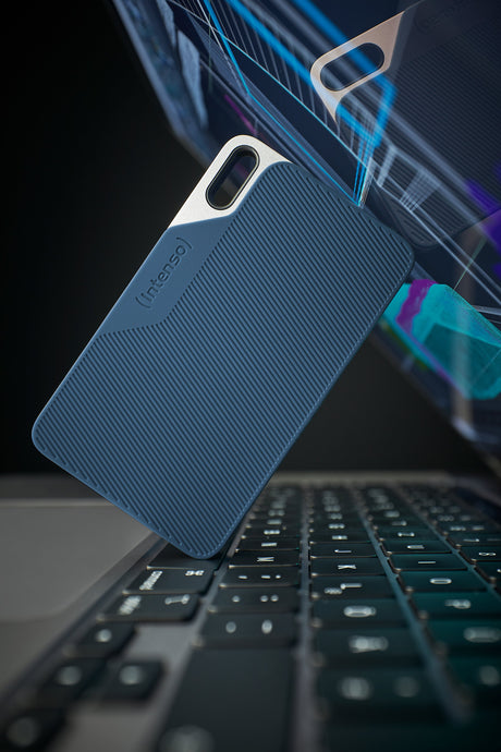 EAN 4034303033522 - Intenso Lesen/Schreiben bis zu 500 MB/s/250GB USB Tipo C 3.2 Gen 1 (3.1 Gen 1) Azul, Gris imagen 9