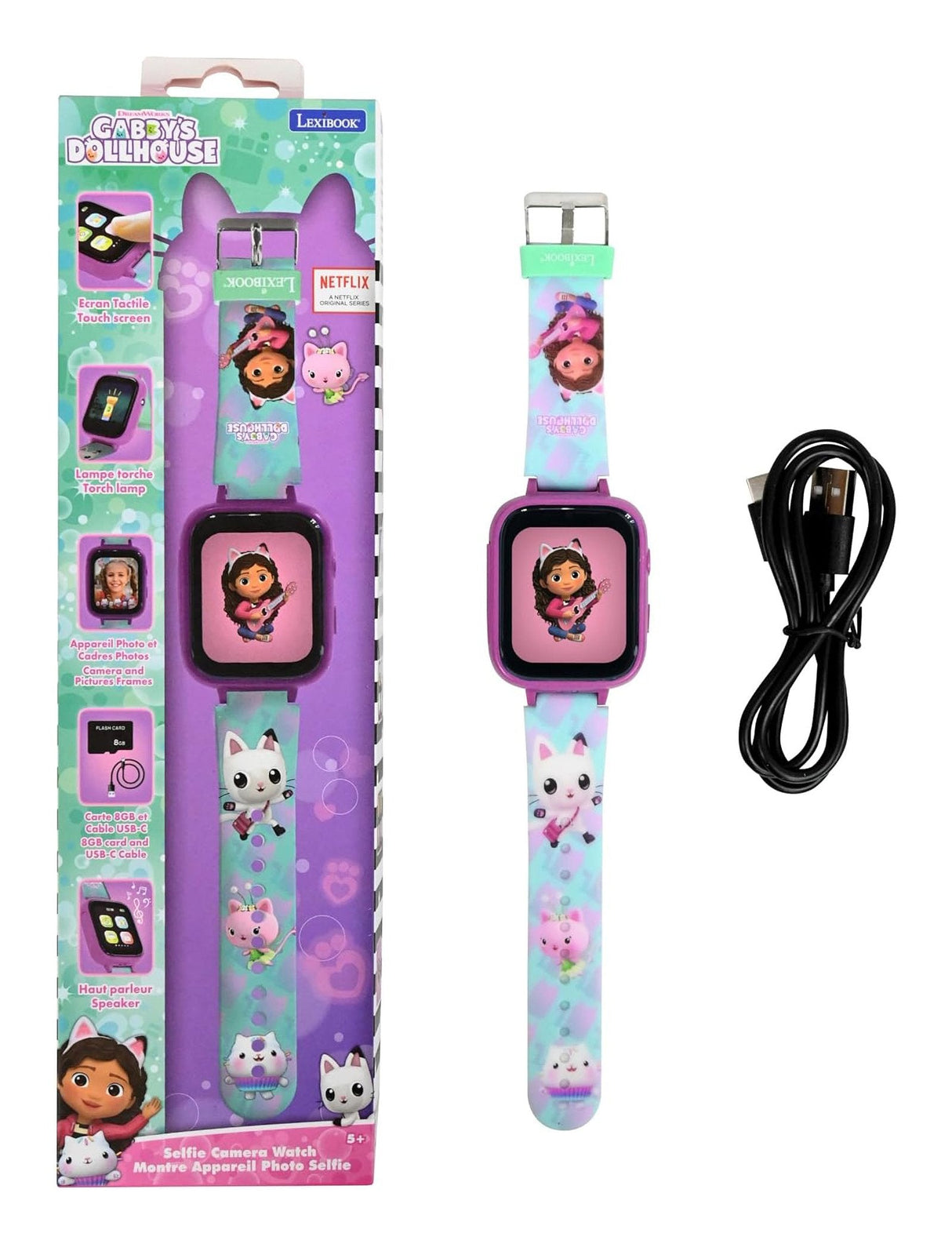 Reloj Digital Con Camara La Casa De Muñecas De Gabby