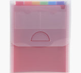 Exacompta Carpeta Con Compartimentos Crystal, A4, 6 Compartimentos