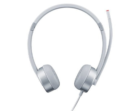 EAN 0195892023760 - Lenovo 100 Stereo Analogue Headset Auriculares Oficina/Centro de llamadas Plata imagen 1