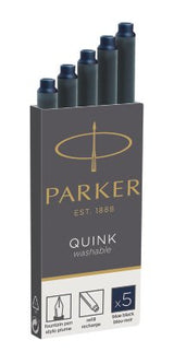 Cartucho De Tinta Parker Quink Negro-Azul 1 Piezas (Pack 5)