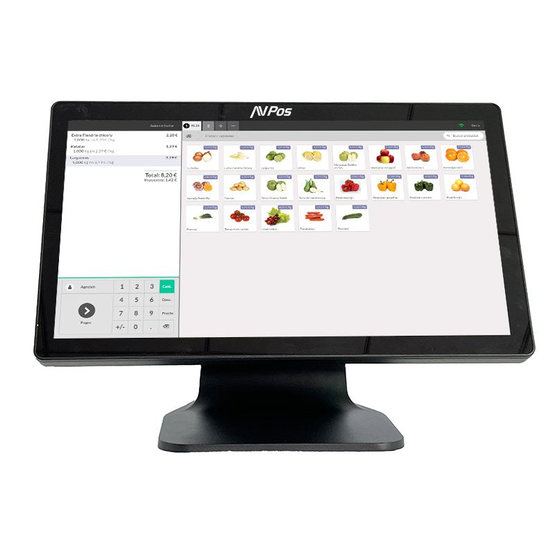 EAN 0646680753234 - AVPos AVP-K4000B-MAX Terminal Punto Venta (TPV) 47 cm (18.5") 1366 x 768 Pixeles Pantalla táctil imagen 1
