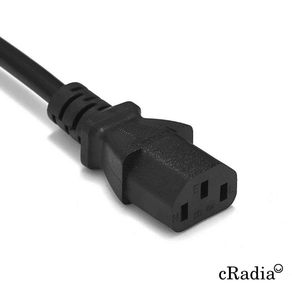 Cable De Alimentacion Extensor Cradia 0.60m Sfo Iec C14m C13 H