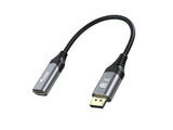 Equip Adaptador Displayport -> Hdmi 1.4 M H 8k 60hz Gris 0,15 M
