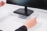 EAN 8717399990080 - BakkerElkhuizen Q-riser 130 76,2 cm (30") Escritorio Transparente imagen 7