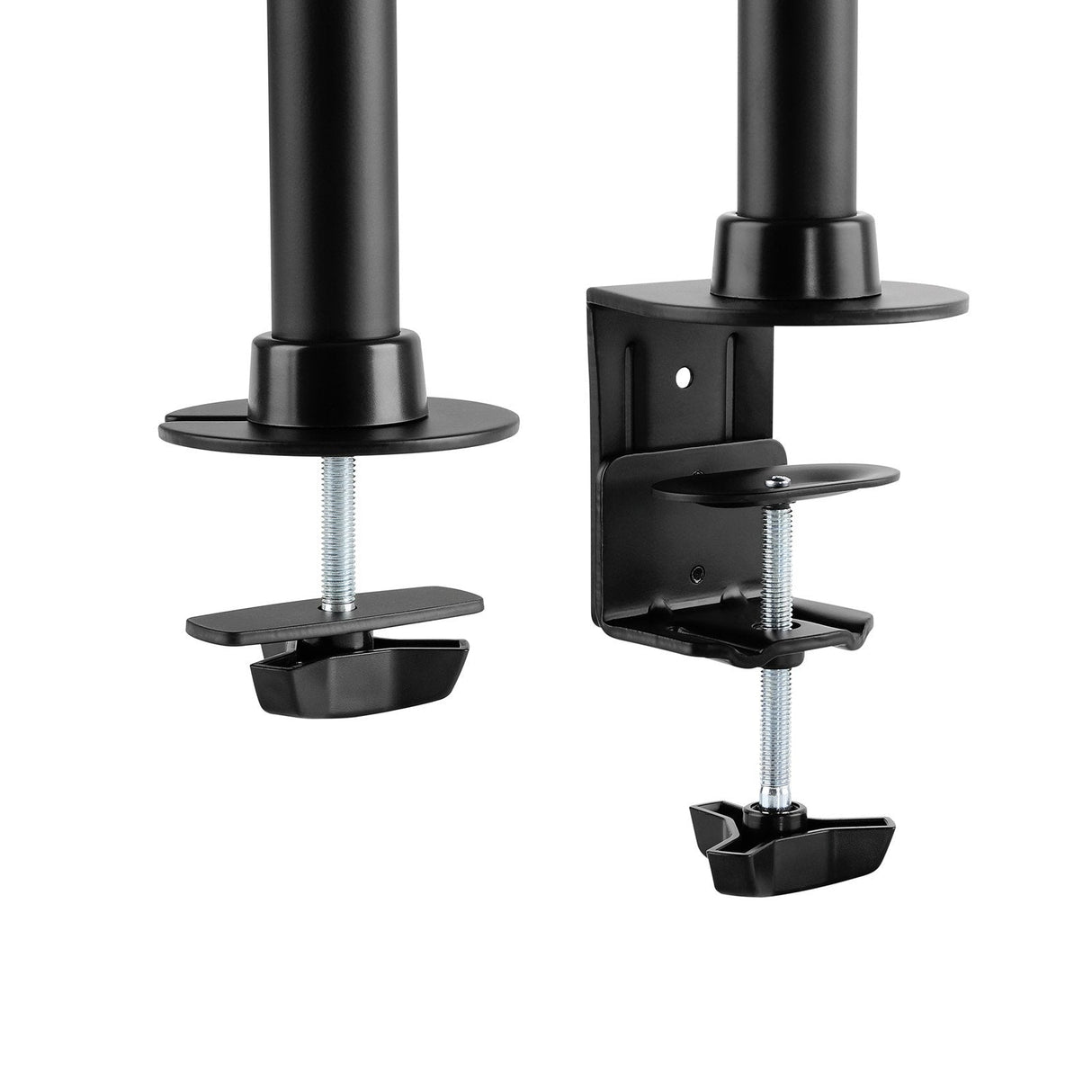 Tooq Soporte De Mesa Con Brazos Articulados Para 3 Monitores De 13"-27" - Giratorio E Inclinable - Gestion De Cables -