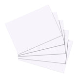 Fichas Herlitz A5 En Blanco Hf, Pack De 100