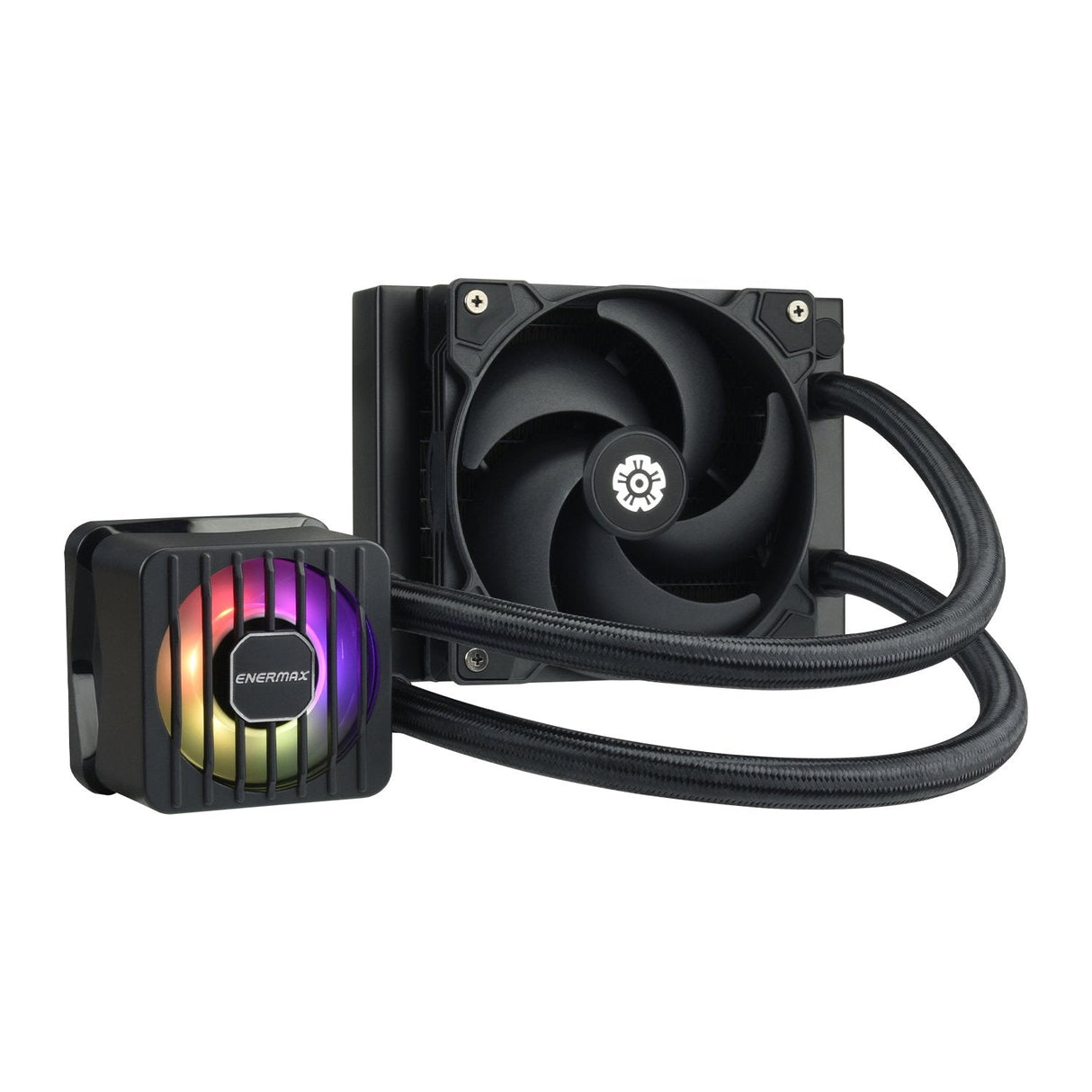 EAN 4713157727206 - Enermax LIQMAXFLO SR Procesador Kit de refrigeración líquida 12 cm Negro 1 pieza(s) imagen 2