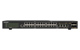 Qnap Qsw-M2130p-2c2s26t, Managed, L2, 2.5g Ethernet (100/1000/2500), Power Over Ethernet (Poe), Montaje En Rack, 1u
