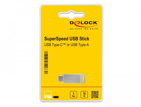 EAN 4043619540730 - DeLOCK 54073 unidad flash USB USB Type-A / USB Type-C 3.2 Gen 1 (3.1 Gen 1) Plata imagen 4